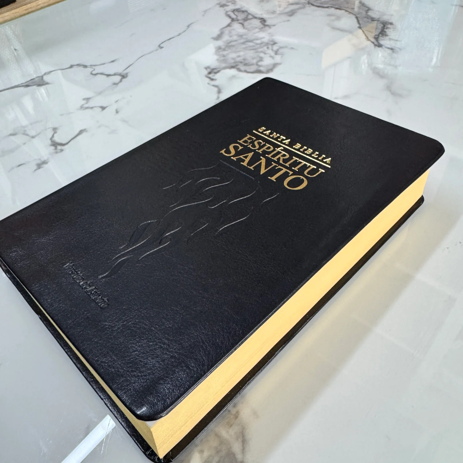 Biblia del Espíritu Santo RVR60 Versión de Estudio Piel Negro Descubre al Espíritu Santo desde Génesis hasta Apocalipsis. - Image 3