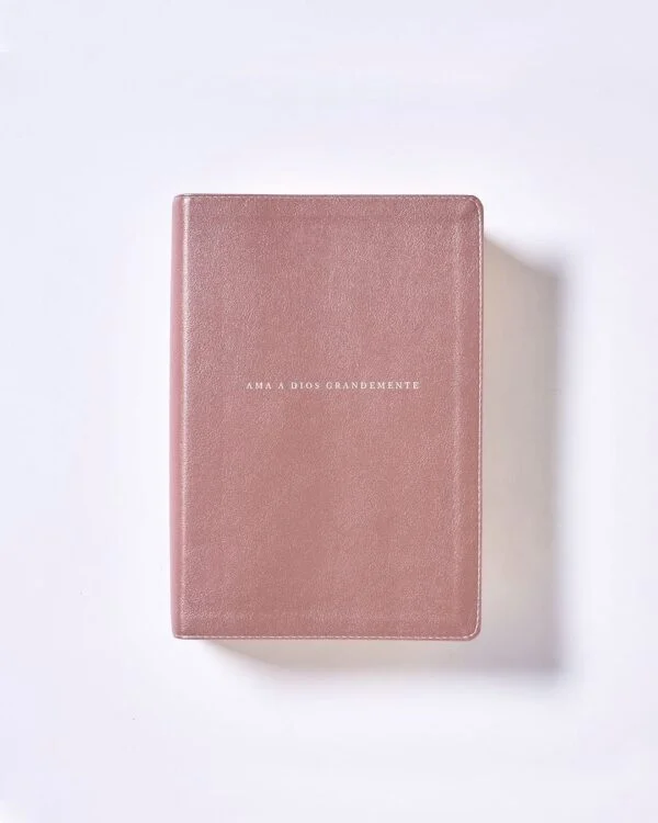 Biblia Ama a Dios Grandemente NBLA – Oro Rosa – Imitación piel - Image 3